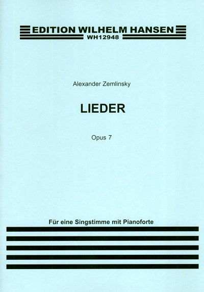 Lieder Op. 7, GesKlav