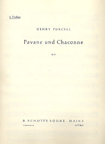 P. Henry: Pavane und Chaconne  (Vl1)