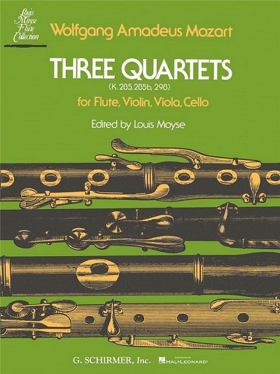 W.A. Mozart: 3 Quartets (K.285, K.285b and K.298) (Pa+St)