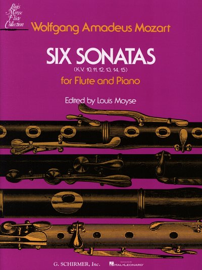 W.A. Mozart: 6 Sonatas KV 10-15 for flute, FlKlav (KlavpaSt)