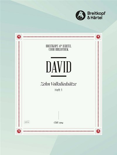 J.N. David: 10 Volksliedsätze 1, Gch (Chpa)