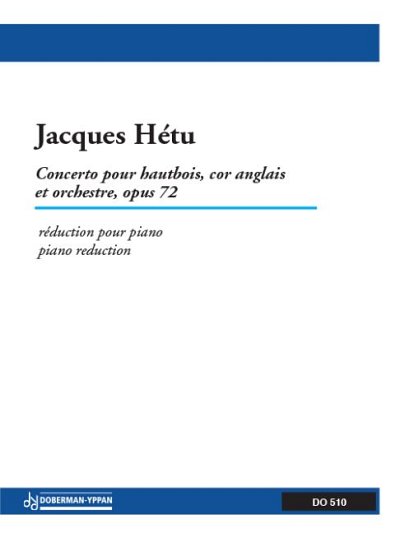 Concerto pour hautbois, cor anglais et orch op 72 (KA)