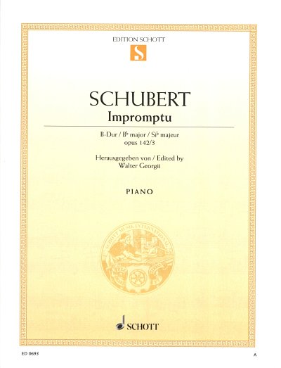 F. Schubert: Impromptu B-Dur op. posth. 142 D 935/3