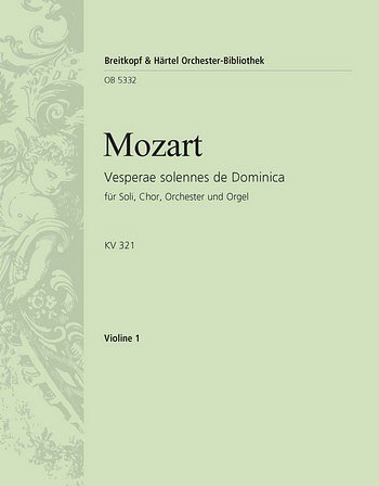 W.A. Mozart: Vesperae solennes de Domini, 4GesGchOrchO (Vl1)
