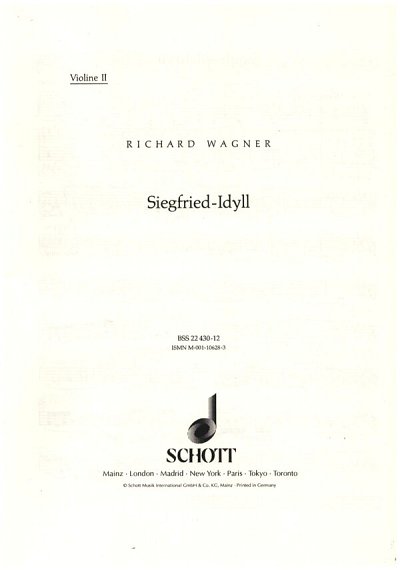 R. Wagner: Siegfried-Idyll WWV 103 , Orch (Vl2)