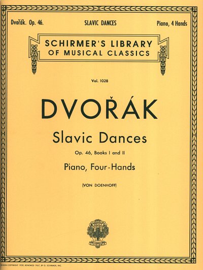 A. Dvo_ák: Slavonic Dances, Op. 46 - Books 1 , Klav4m (Sppa)