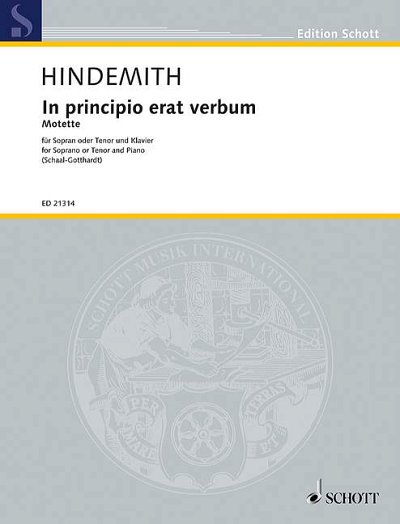 DL: P. Hindemith: In principio erat verbum, GesTeKlav