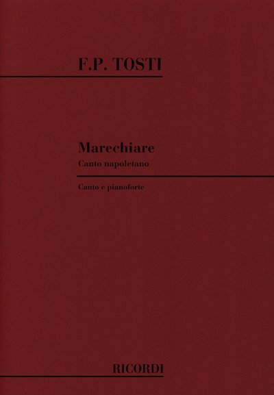 F.P. Tosti: Marechiare (Ms O Br), GesKlav