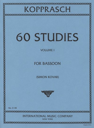 60 Studi Vol. 1 (Kovar), Fag