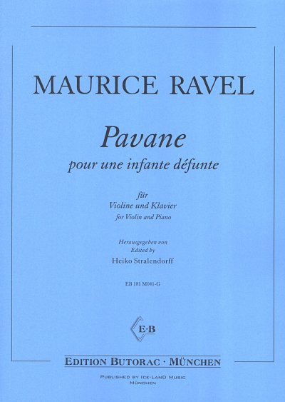 M. Ravel: Pavane pour une infante défunte, VlKlav (KlavpaSt)