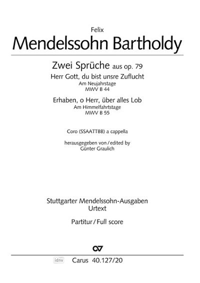 DL: F. Mendelssohn Barth: Neujahr und Himmelfahrt (aus o (Pa