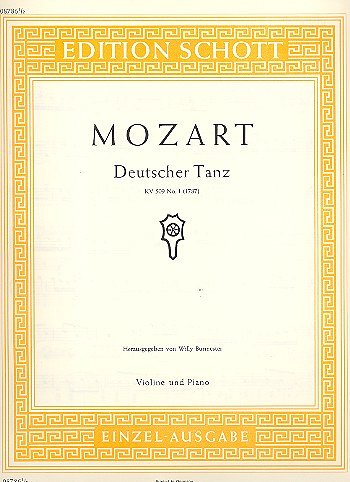 W.A. Mozart: Deutscher Tanz D-Dur KV 509/1 , VlKlav