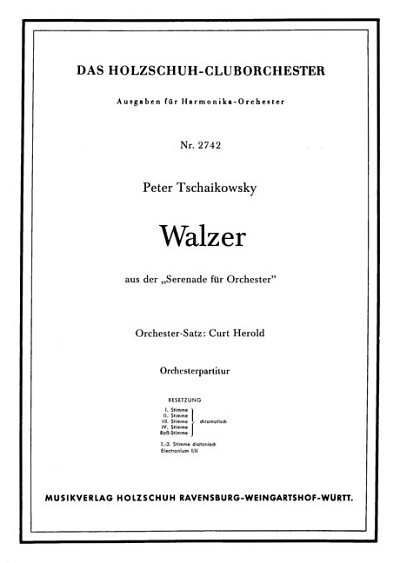 P.I. Tsjaikovski: Walzer