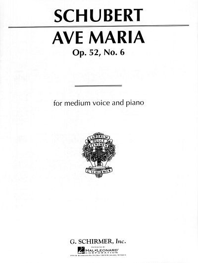 F. Schubert: Ave Maria, GesMKlav