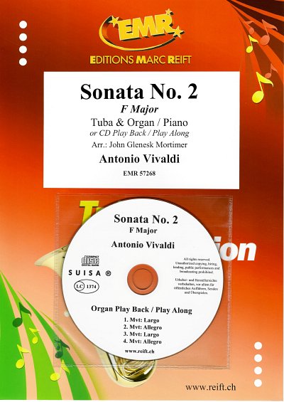 A. Vivaldi: Sonata No. 2, TbKlv/Org (+CD)
