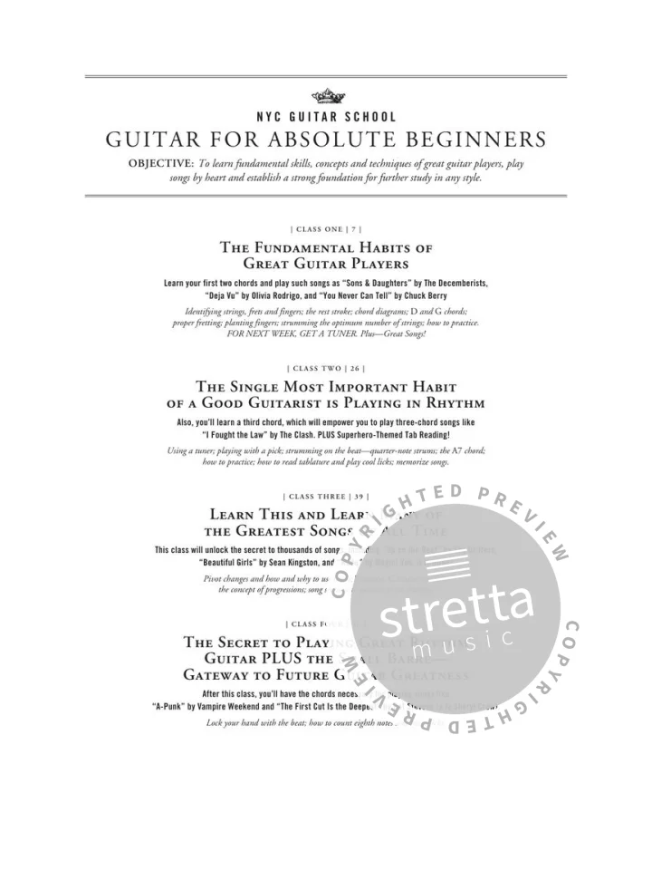 NYC Guitar School Book 1, Git (2)
