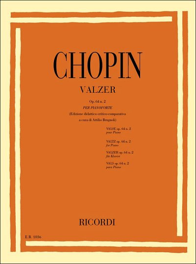 F. Chopin: 19 Valzer: N. 7 In Do Diesis Min. Op. 64 N. 2
