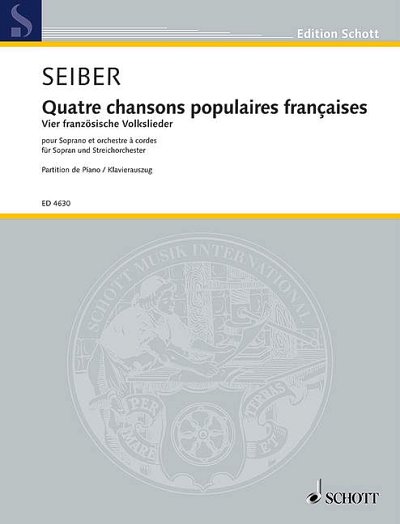 DL: M. Seiber: Quatre chansons populaires françaises (KA)