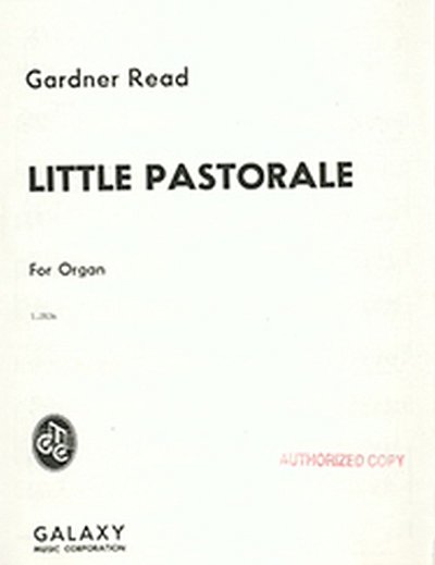 G. Read: Little Pastorale, Org