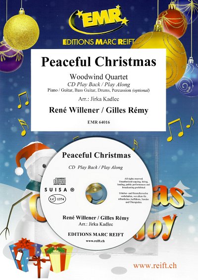 R. Willener: Peaceful Christmas, 4Hbl (+CD)