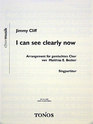 Cliff Jimmy: I can see clearly now