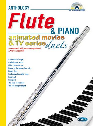 Animated Movies and TV Duets for Flute And Piano, FlKlav