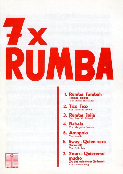 7 X Rumba, GesKlav