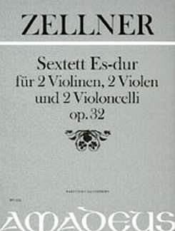 J. Zellner: Sextett Es-Dur op. 32, 2Vl2Vle2Vc (Pa+St)