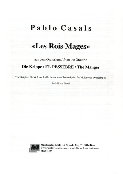 P. Casals: Les Rois Mages, Vcens (Pa+St)