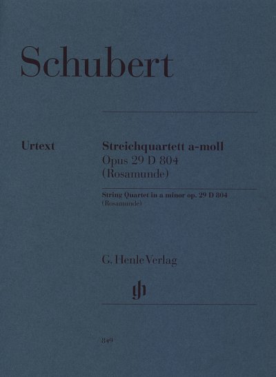 F. Schubert: Streichquartett a-moll op. 29, 2VlVaVc (Stsatz)