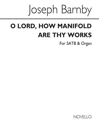 J. Barnby: O Lord How Manifold, GchOrg (Chpa)