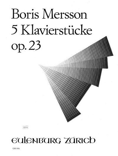 B. Mersson: 5 Klavierstücke op. 23, Klav