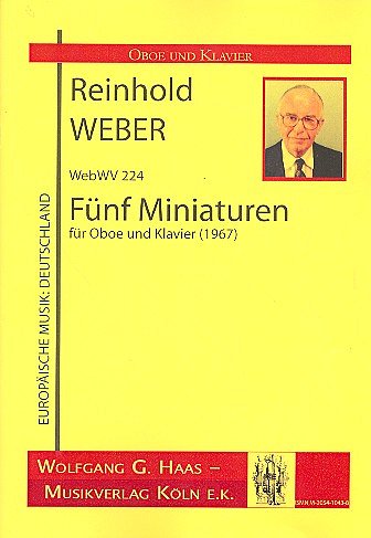Weber Reinhold: 5 Miniaturen Webwv 224 (1967)