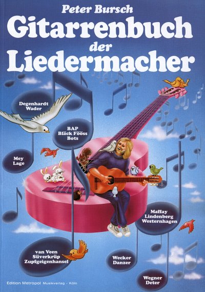P. Bursch: Gitarrenbuch der Liedermacher, GesGit (+TAB)