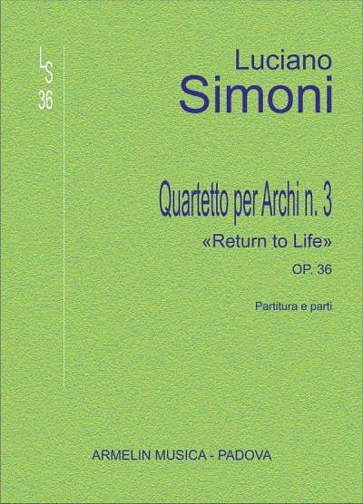 Quartetto Per Archi No. 3 Op. 36, 2VlVaVc (Pa+St)
