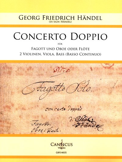G.F. Händel: Concerto doppio, Baro (Pa+St)