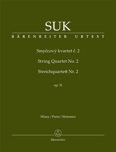 J. Suk: Streichquartett Nr. 2 op. 31, 2VlVaVc (Stsatz)