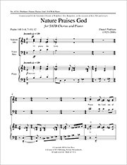 D. Pinkham: Nature Praises God, GchKlav (Part.)