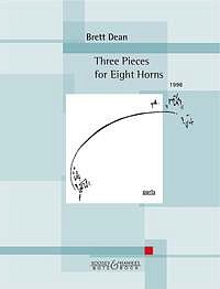 D. Brett: Three Pieces for Eight Horns, 8Hrn (OStsatz)
