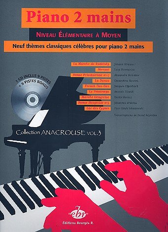 9 Themes Classiques Celebres Anacrouse Vol 3, Klav (+CD)