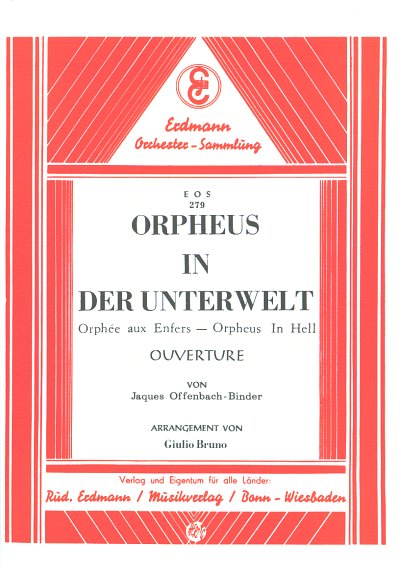 J. Offenbach: Orpheus in der Unterwelt - Ouv, Salono (Pa+St)