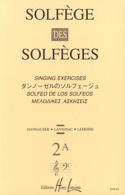 A. Lavignac: Solfège des Solfèges 2A, Ges