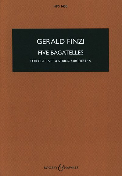 G. Finzi: Five Bagatelles op. 23a, KlarStro (Stp)