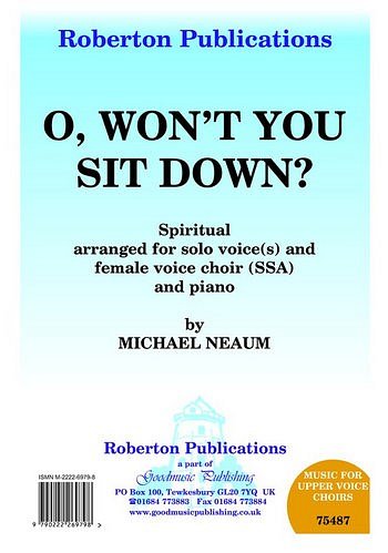 M. Neaum: O Won't You Sit Down