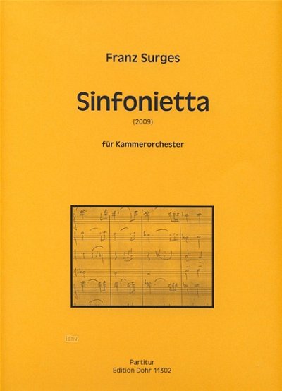 F. Surges: Sinfonietta (Part.)