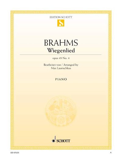 DL: J. Brahms: Wiegenlied F-Dur, Klav