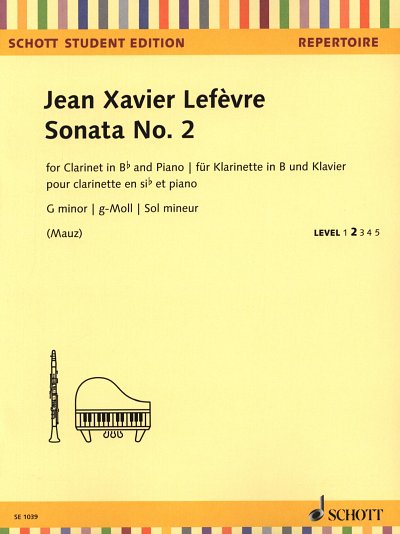 J.-X. Lefevre: Sonata No. 2 g-Moll, KlarKlv (KlavpaSt)