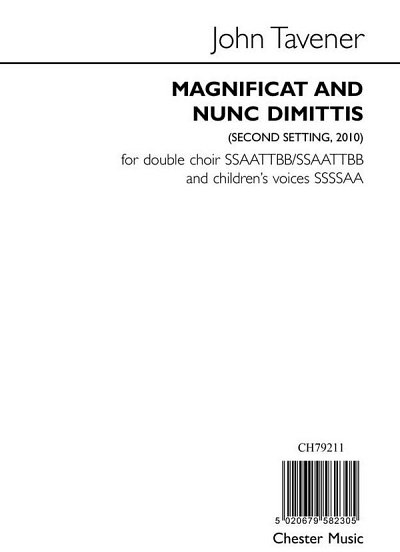 J. Tavener: Magnificat and Nunc Dimittis, GchKlav