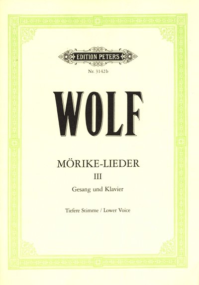 H. Wolf: Moerike-Lieder 3, GesTiKlav