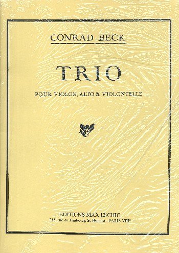J.N. Beck: Trio A Cordes Parties  (Part.)